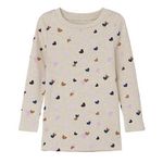 NAME IT T shirt Manches Longues  Fille Name it Fucky. Coloris disponibles : Beige