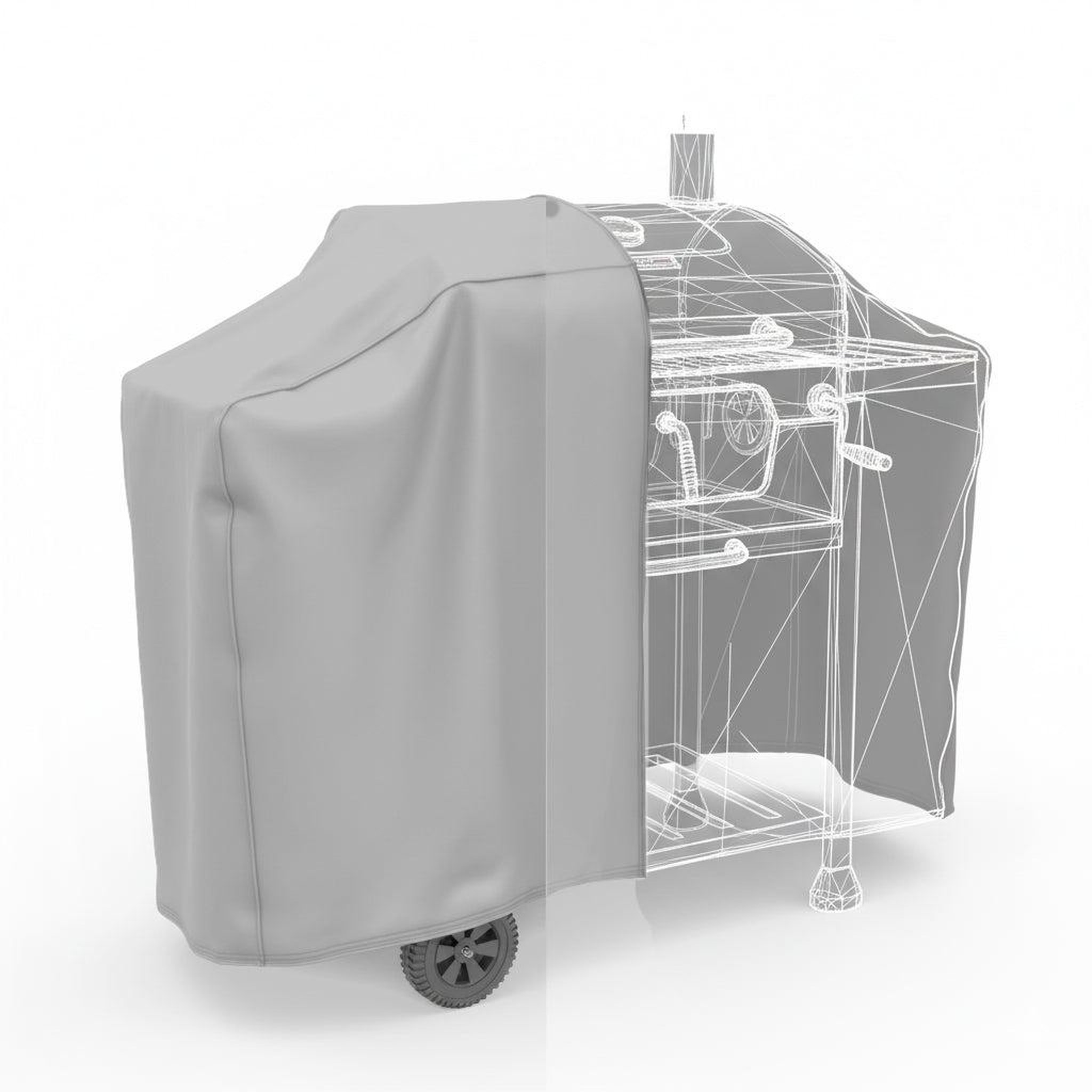 Jardiline Housse BARBECUE - 150 x 80 x 90 cm - Cover Garden