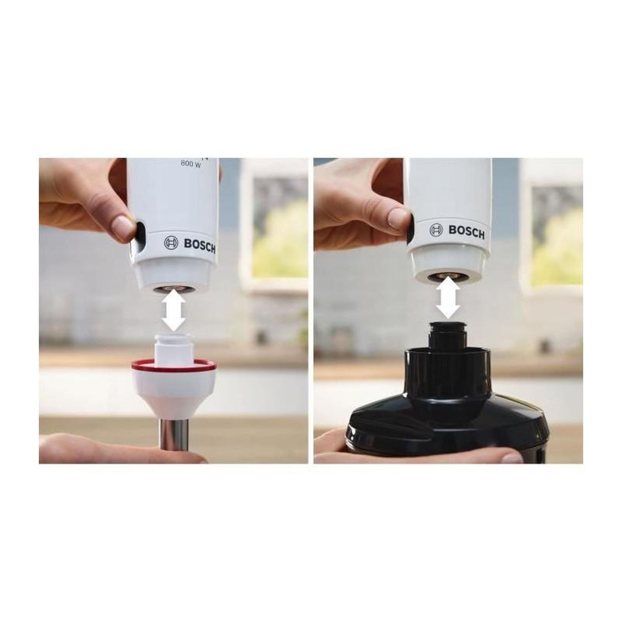 Voir la diapositive 6 : BOSCH Mixeur plongeant 800w blanc - MSM4W410