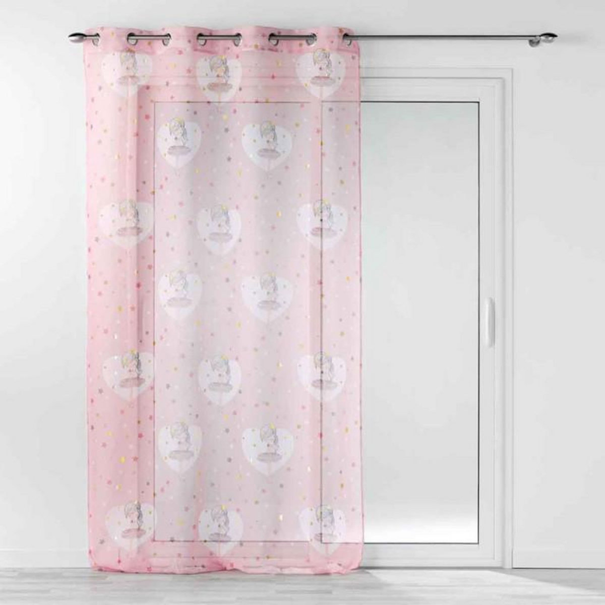 Paris Prix Rideau Voilage  Petite Étoile  140x240cm Rose