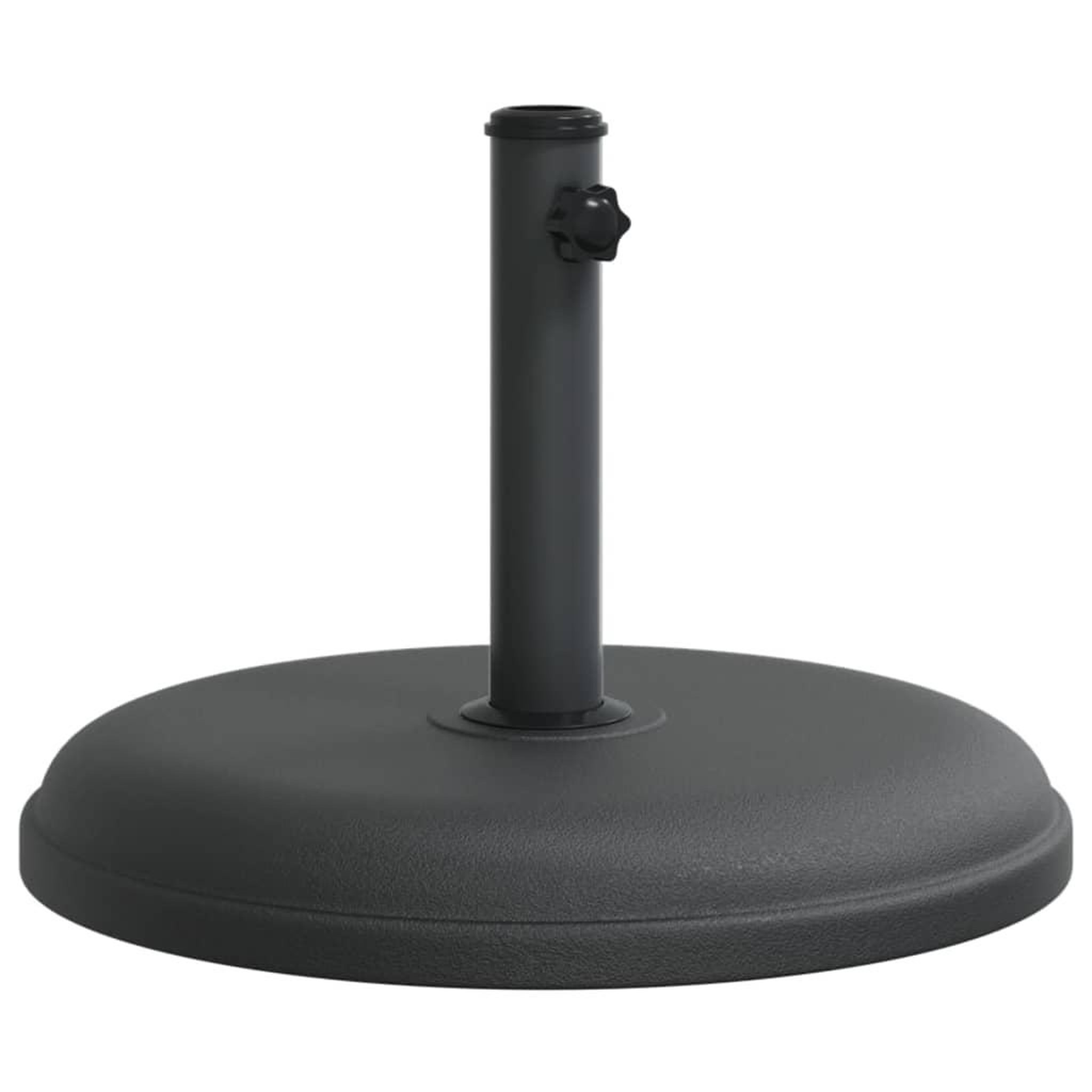 Voir la diapositive 2 : VIDAXL Base de parasol pour mats Ø32/35/38 mm 15 kg rond