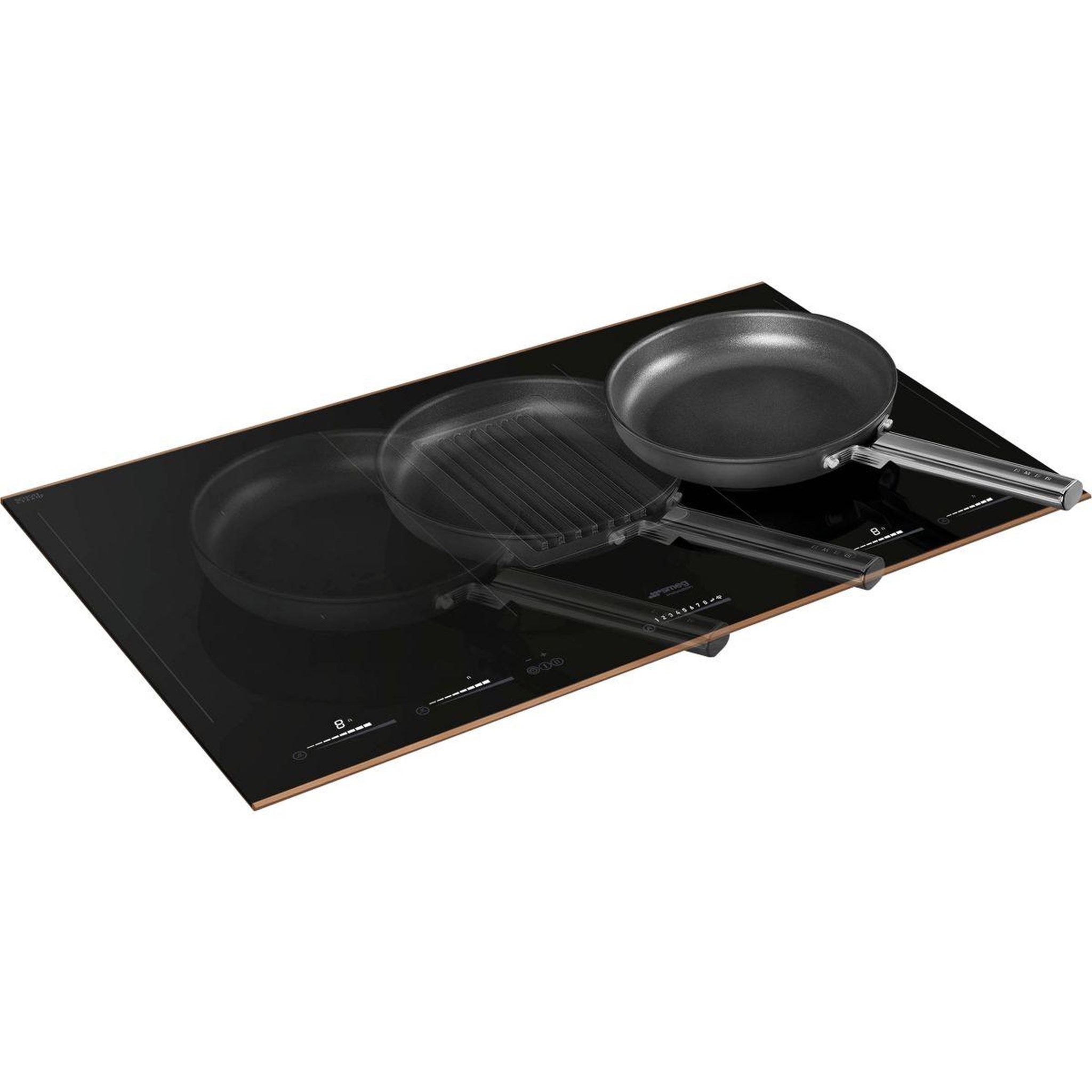 Voir la diapositive 3 : SMEG Plaque induction aspirante HOBD682R1