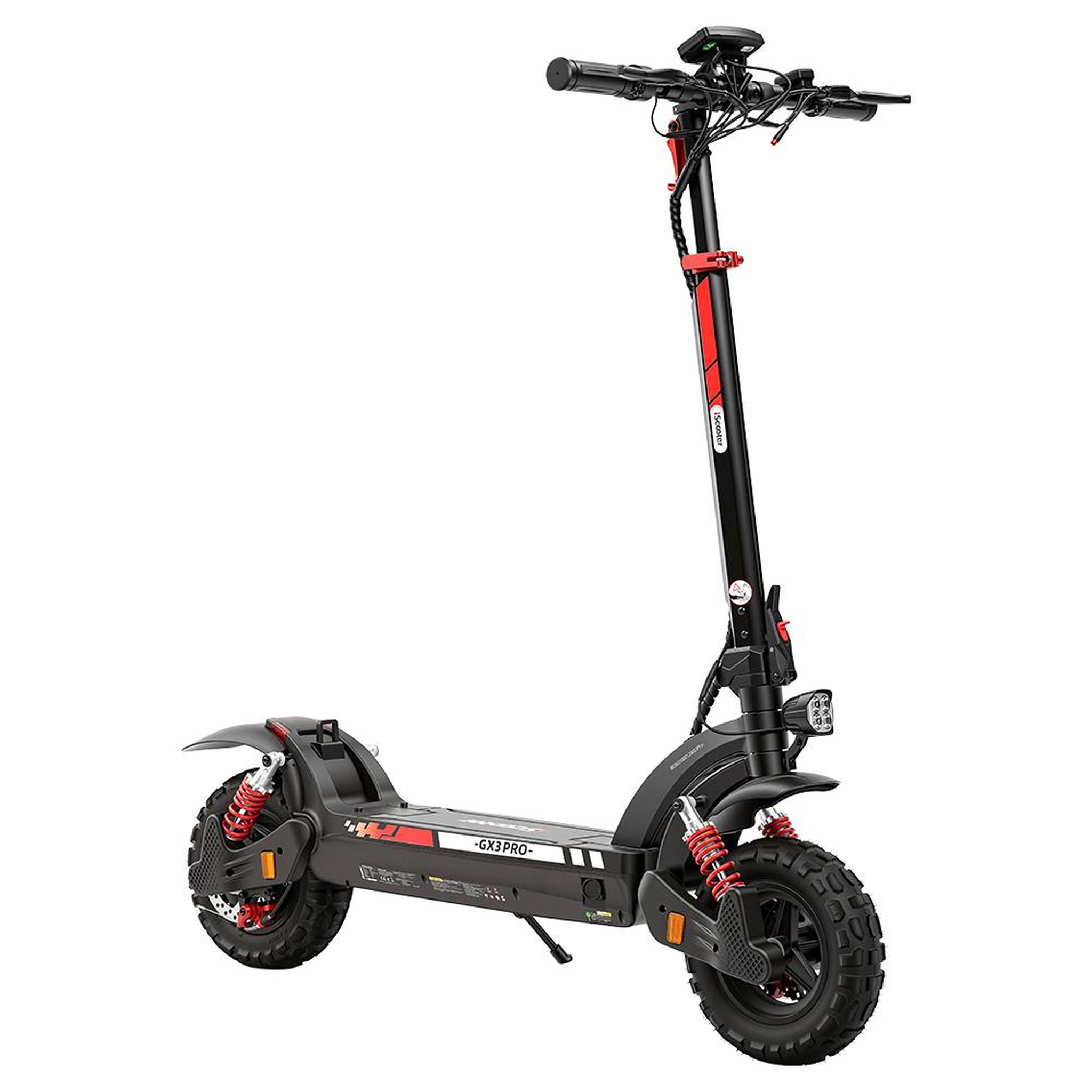 Voir la diapositive 2 : ISCOOTER iScooter GX3Pro 11  Trottinette électrique 48 V 17,5 Ah, suspension complète, tout-terrain, longue portée, noir