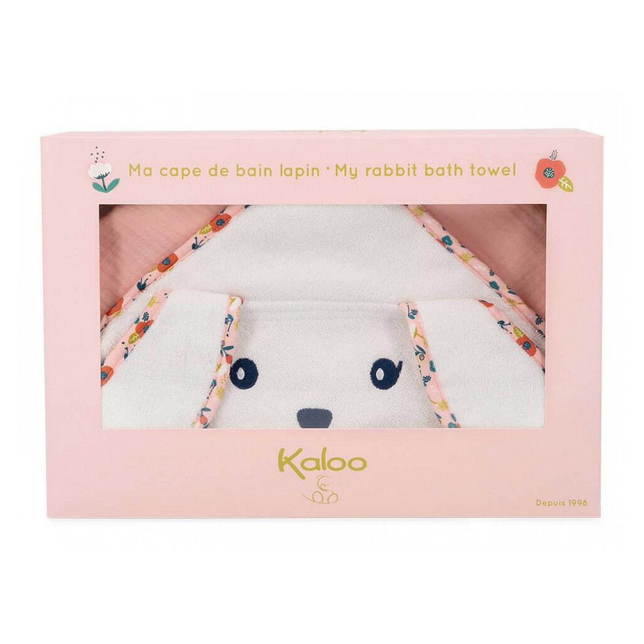 Voir la diapositive 1 : Kaloo k doux cape de bain coquelicot