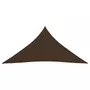 VIDAXL Voile de parasol tissu oxford triangulaire 4,5x4,5x4,5 m marron