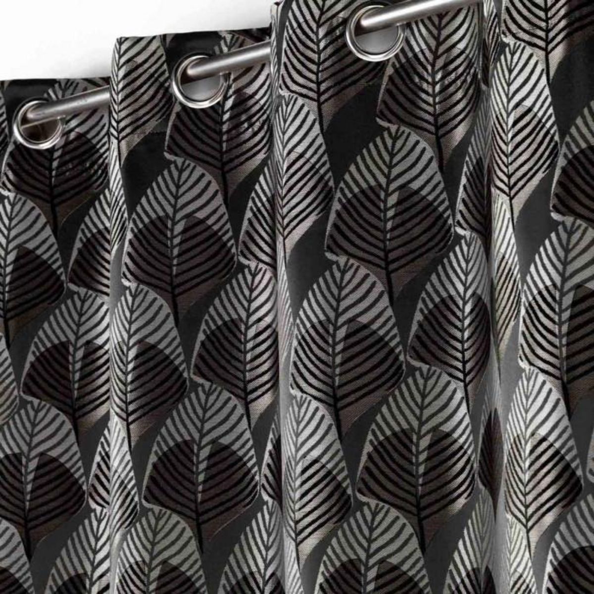 Paris Prix Rideau à Œillets  Floriani  140x260cm Noir