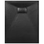 Voir la diapositive 4 : VIDAXL Bac de douche SMC Noir 100 x 70 cm