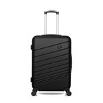 WAVE PARIS WAVE PARIS - Valise Weekend ABS TIGRE 4 Roues 65 cm. Coloris disponibles : Bleu, Rose, Gris, Beige, Noir, Vert