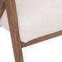 Voir la diapositive 3 : ATMOSPHERA Fauteuil de salon en bouclette - Blanc