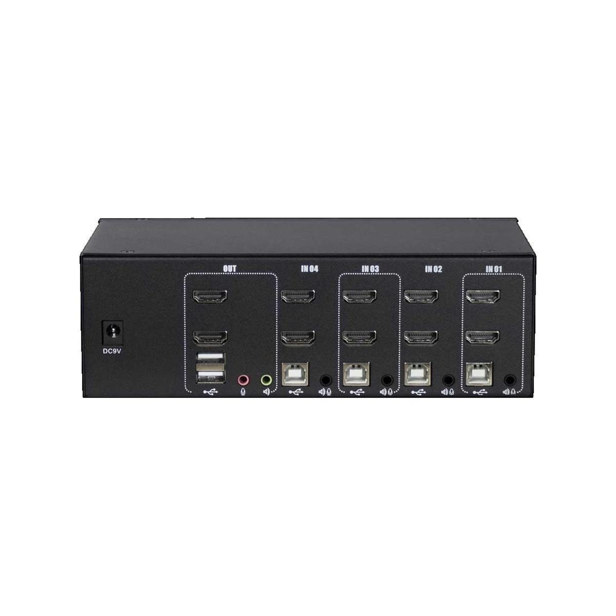 Voir la diapositive 2 : Intermec Commutateur KVM Inter-Tech AS-42HA avec résolution 4K à 60 Hz