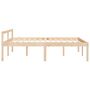 Voir la diapositive 5 : VIDAXL Lit pour personne agee sans matelas 140x190 cm bois pin massif