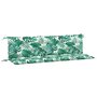 Voir la diapositive 2 : VIDAXL Coussins de banc de jardin lot de 2 motif de feuilles