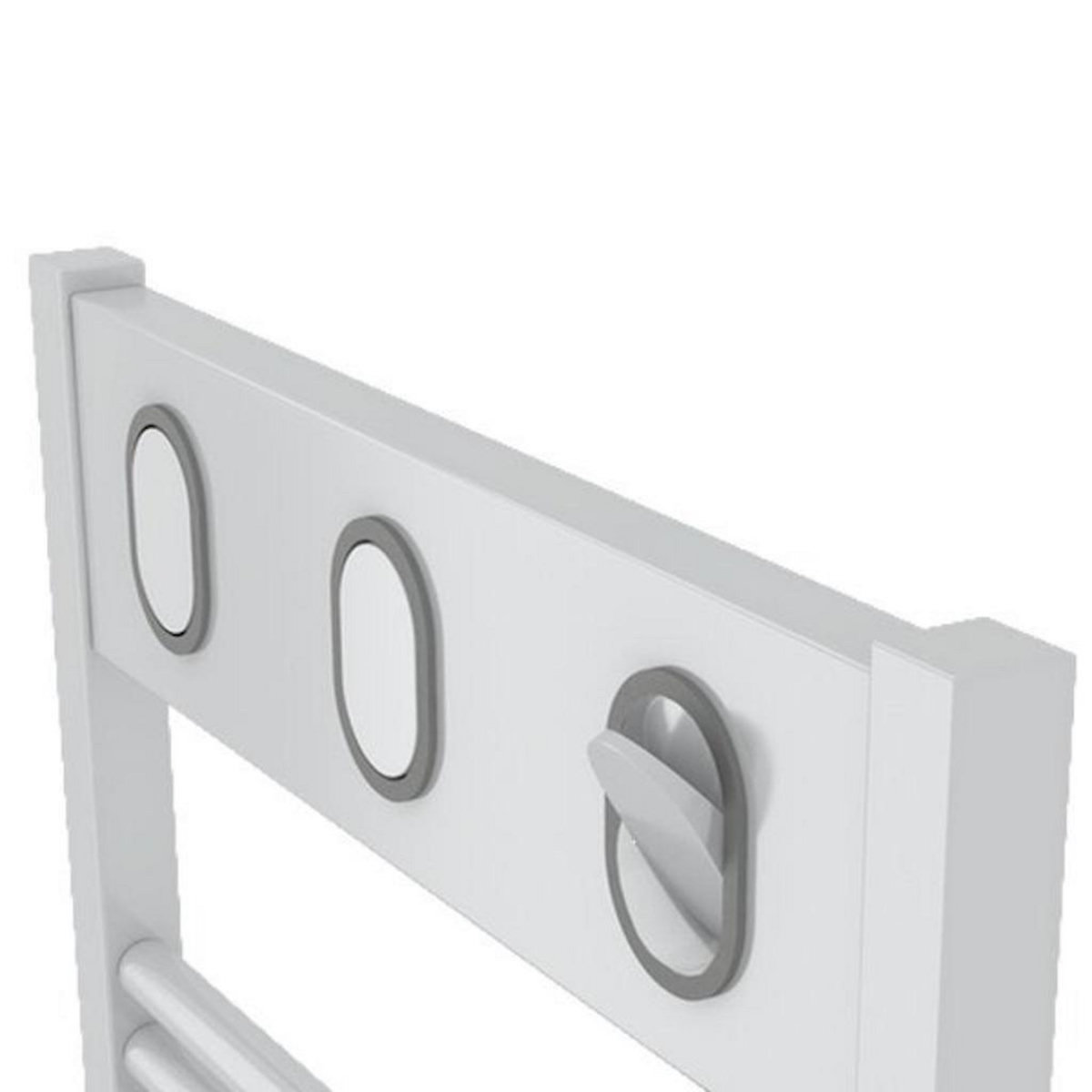 Sauter Sèche-serviettes électrique – MARAPI TACTILE BLANC - 750 W – Inertie fluide – Thermostat électronique – Format vertical