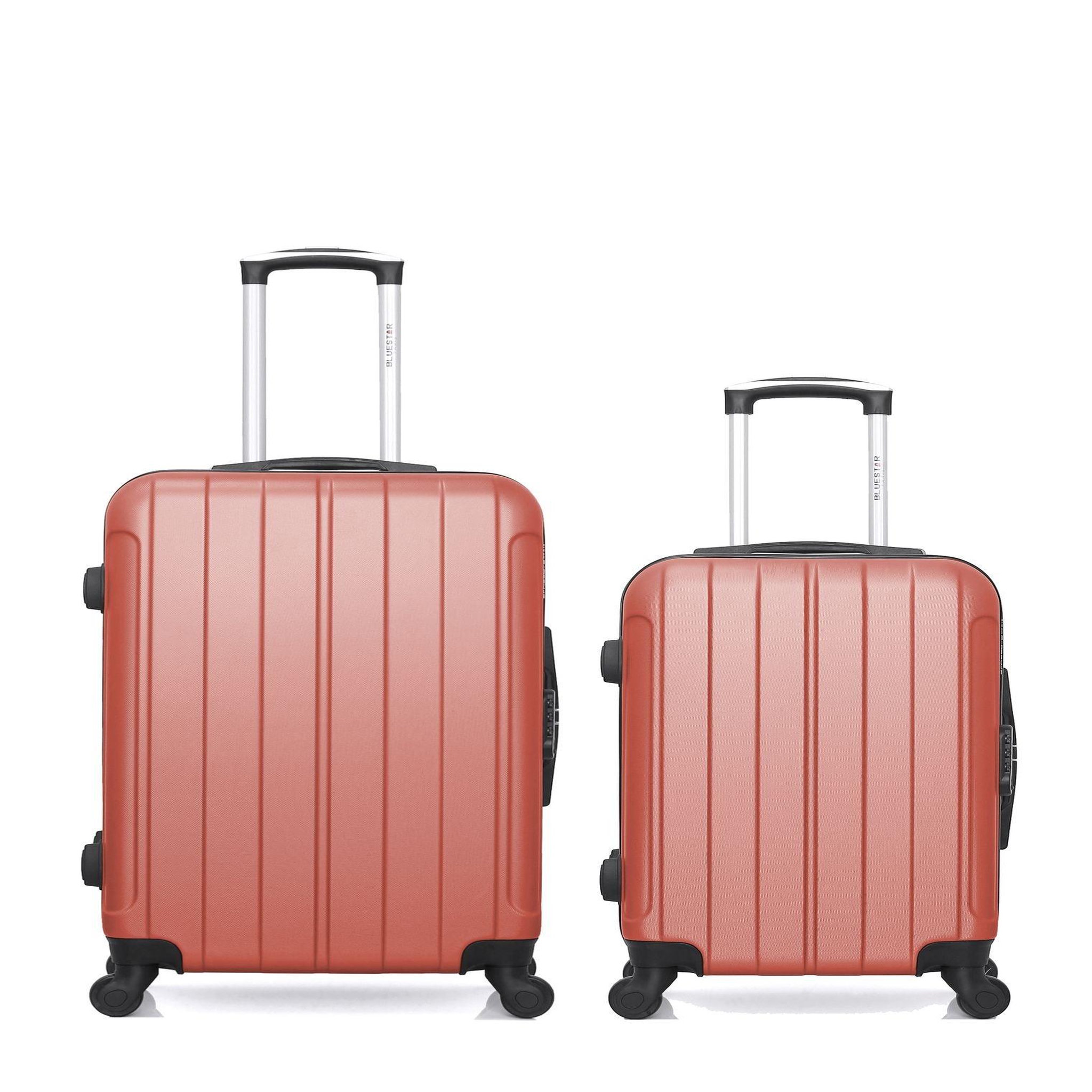BLUESTAR Bluestar - lot de 2 - valise weekend et valise cabine napoli. Coloris disponibles : Gris