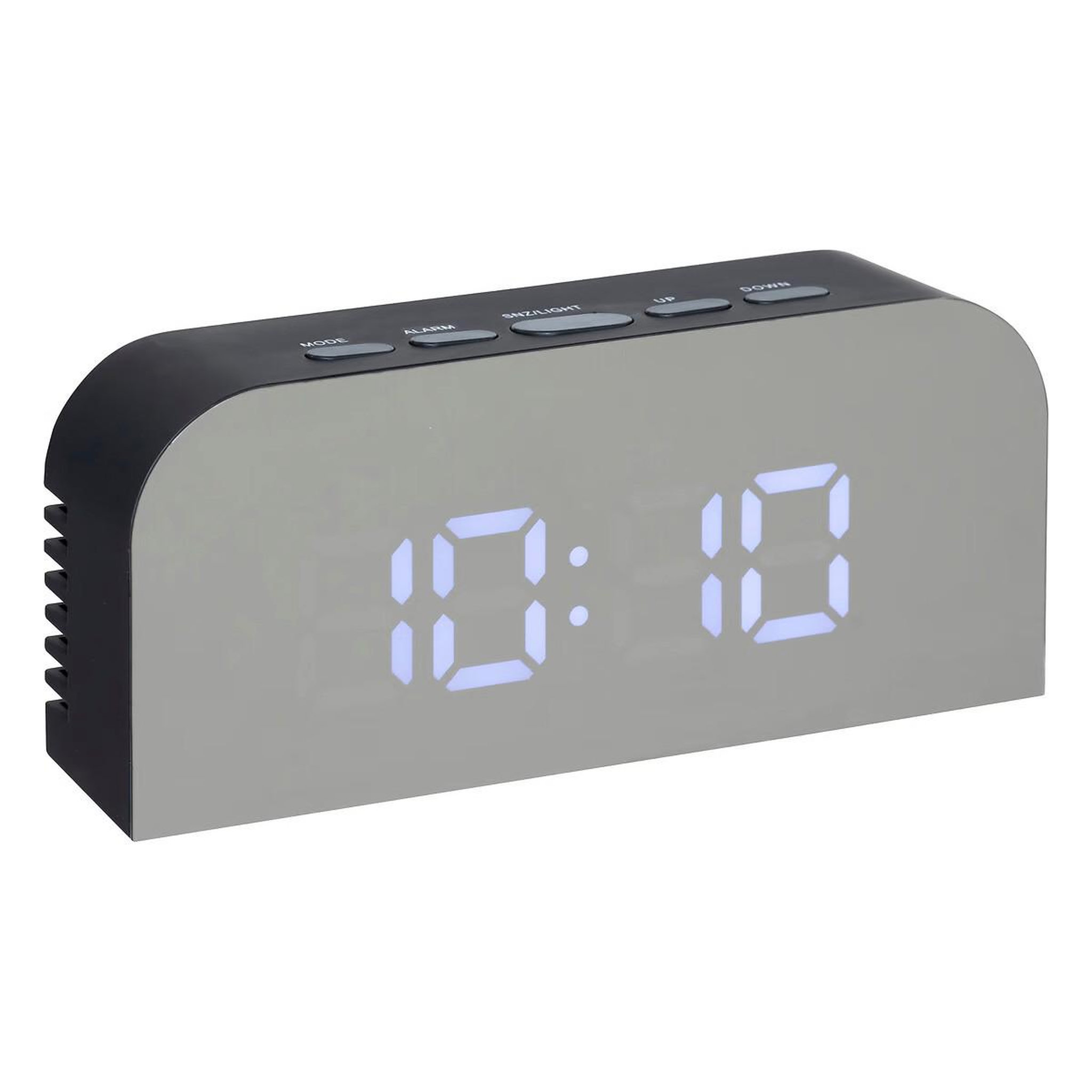 ATMOSPHERA Réveil digital  nelson  14cm noir