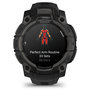 Voir la diapositive 2 : GARMIN Montre sport Instinct3 Amoled 45mm Noir Bracelet noir
