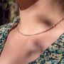 Voir la diapositive 2 : SLOYA Collier Paloma en pierres Labradorite