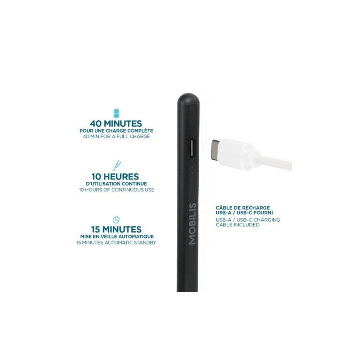MOBILIS Stylets pour tablette Mobilis Stylet universel pour tablette