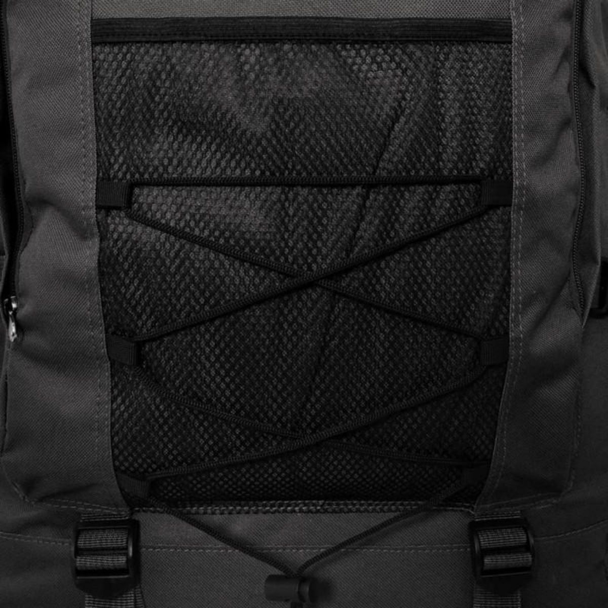 VIDAXL Sac à dos en style d armée XXL 100 L noir