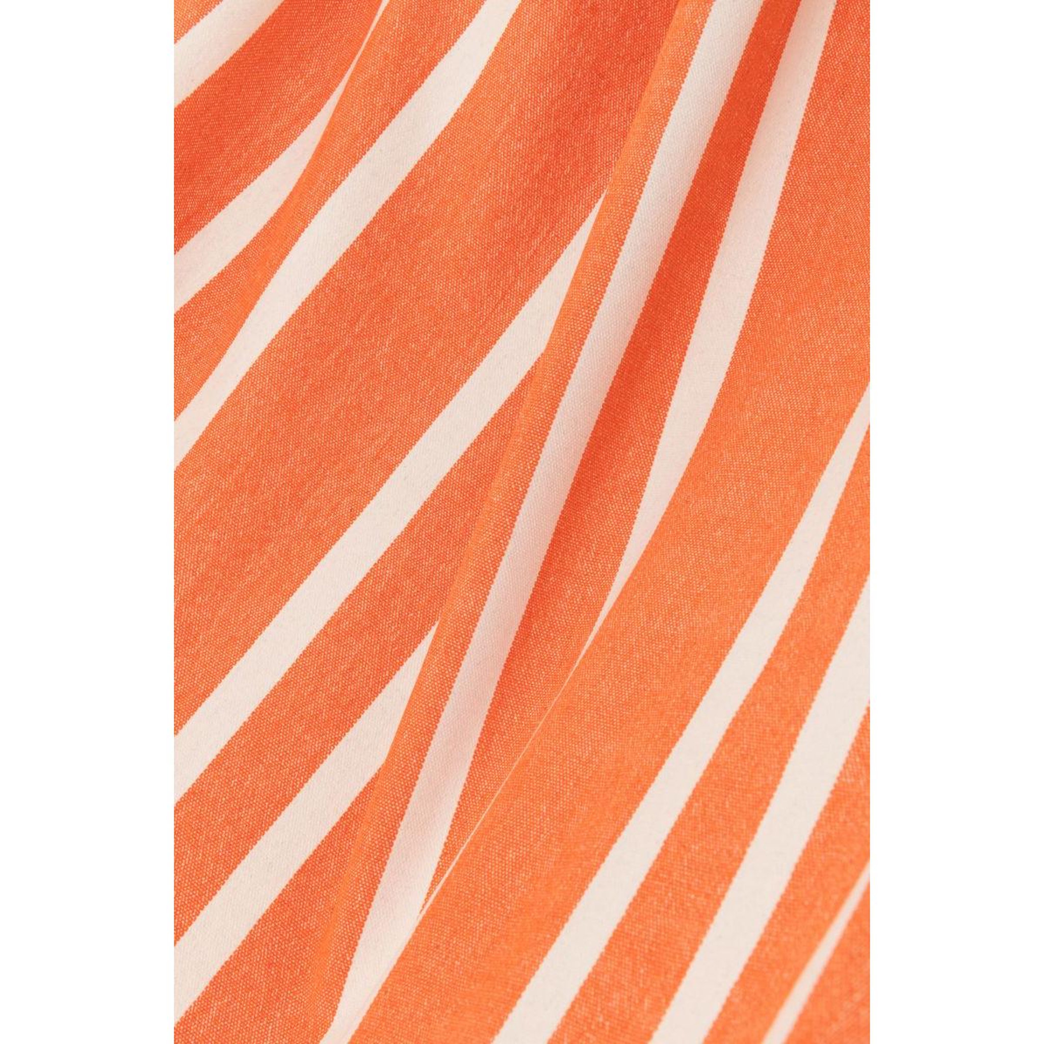Voir la diapositive 3 : J-LINE Hamac en tissu  petites rayures  200cm orange