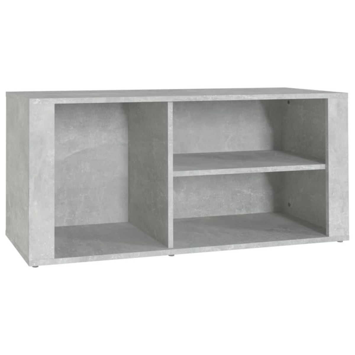 VIDAXL Armoire a chaussures Gris beton 100x35x45 cm Bois d'ingenierie