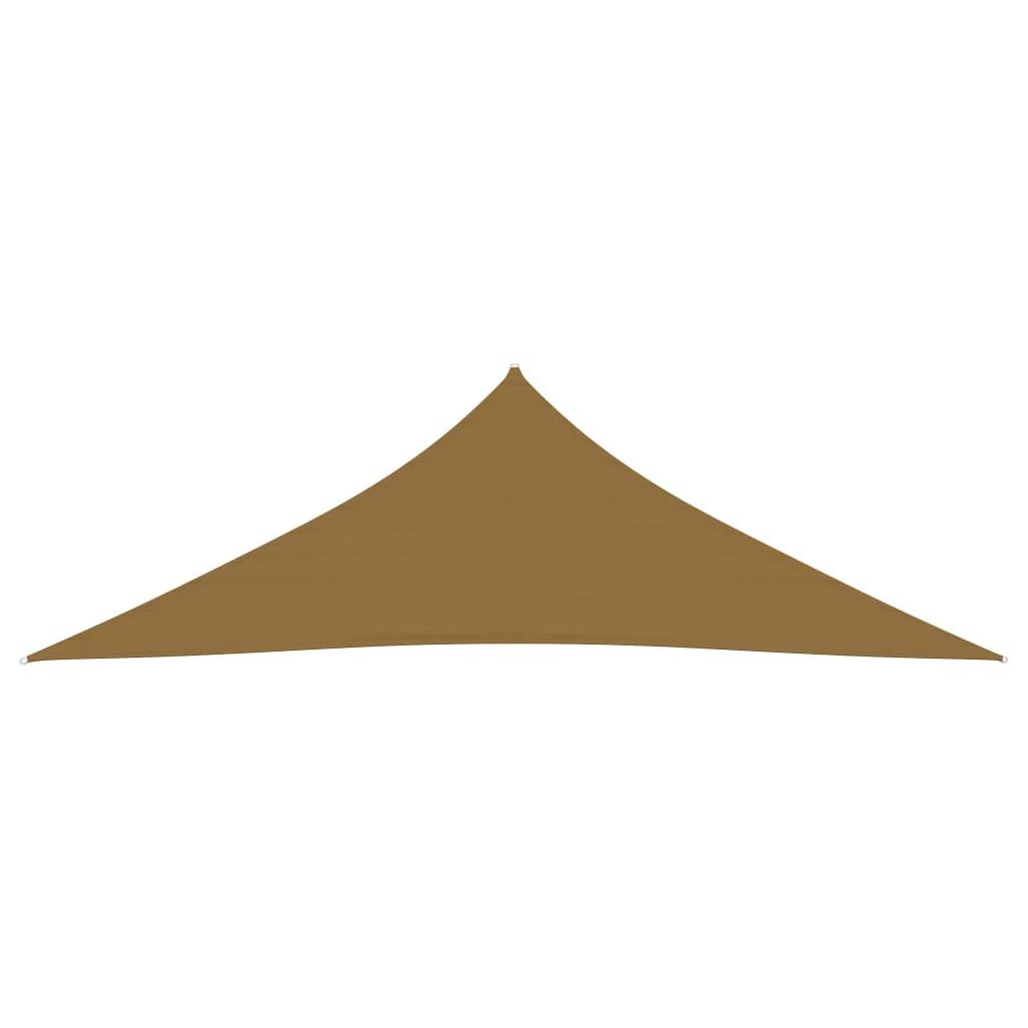Voir la diapositive 3 : VIDAXL Voile d'ombrage 160 g/m^2 Taupe 3,5x3,5x4,9 m PEHD