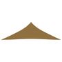 Voir la diapositive 3 : VIDAXL Voile d'ombrage 160 g/m^2 Taupe 3,5x3,5x4,9 m PEHD