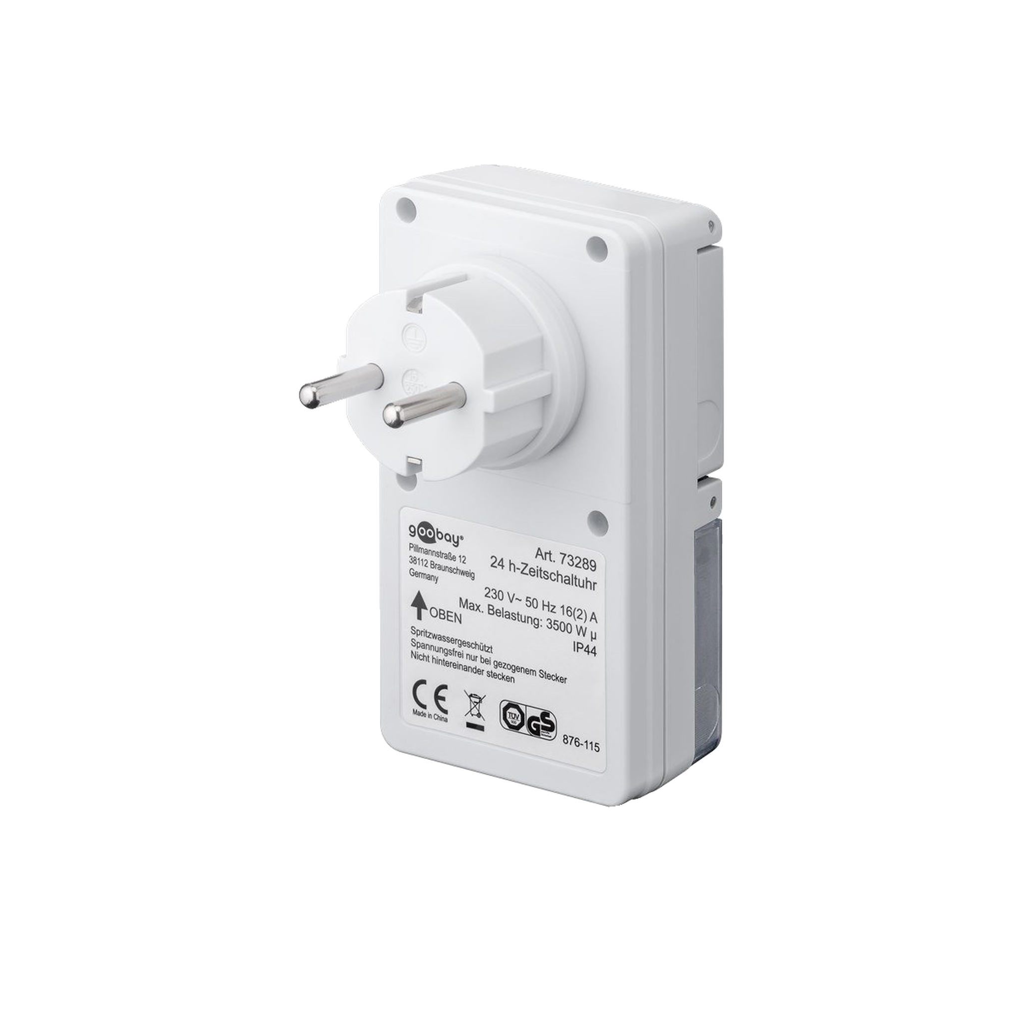 Voir la diapositive 5 : GOOBAY Programmateur Goobay 73289 3500W étanche