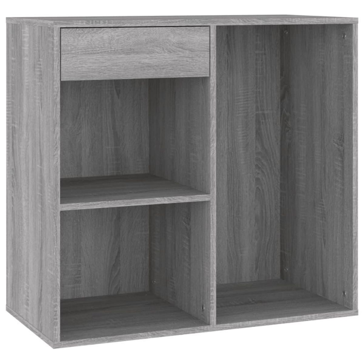 VIDAXL Armoire cosmetique Sonoma gris 80x40x75 cm Bois d'ingenierie