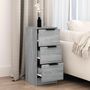 Voir la diapositive 3 : VIDAXL Buffet Sonoma gris 30x30x70 cm Bois d ingénierie