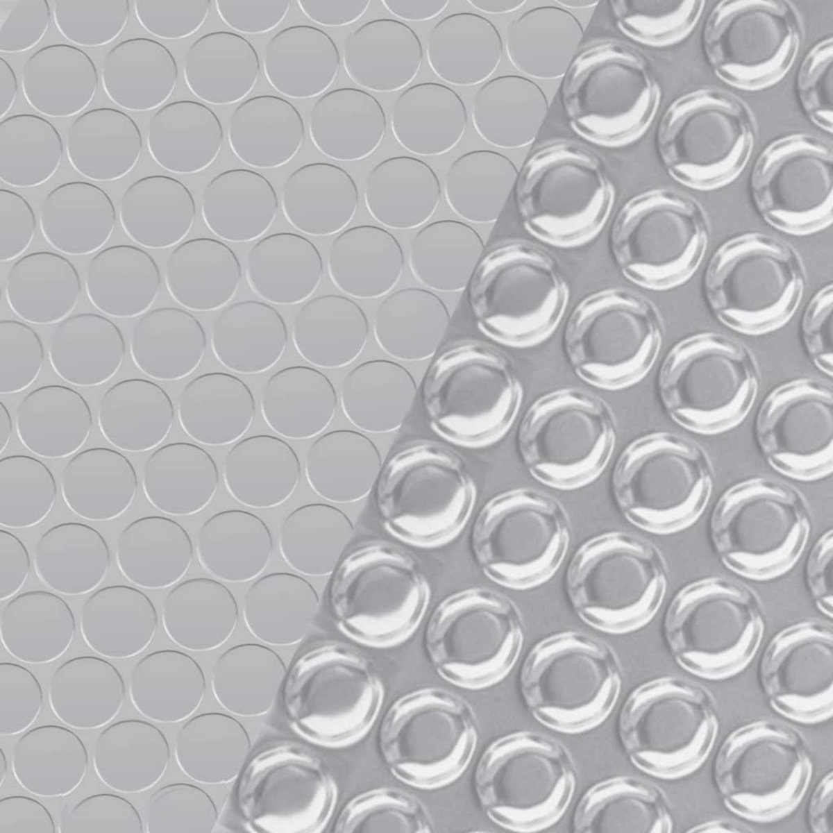 VIDAXL Couverture de piscine Argente 450x220 cm PE