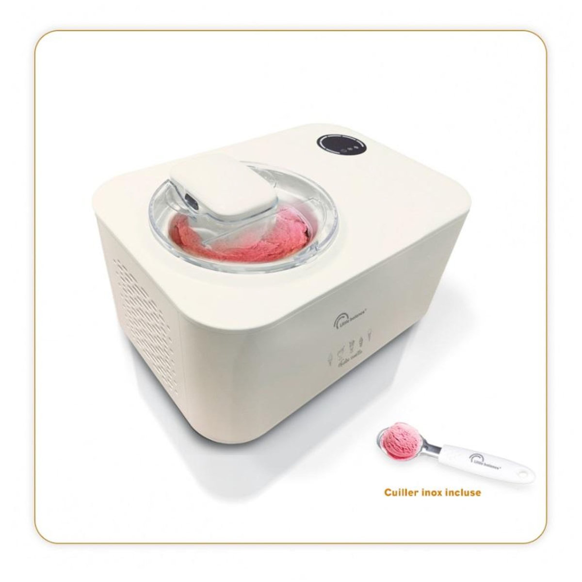 LITTLE BALANCE Turbine à glace 1.2l 110w blanc crème - 8610