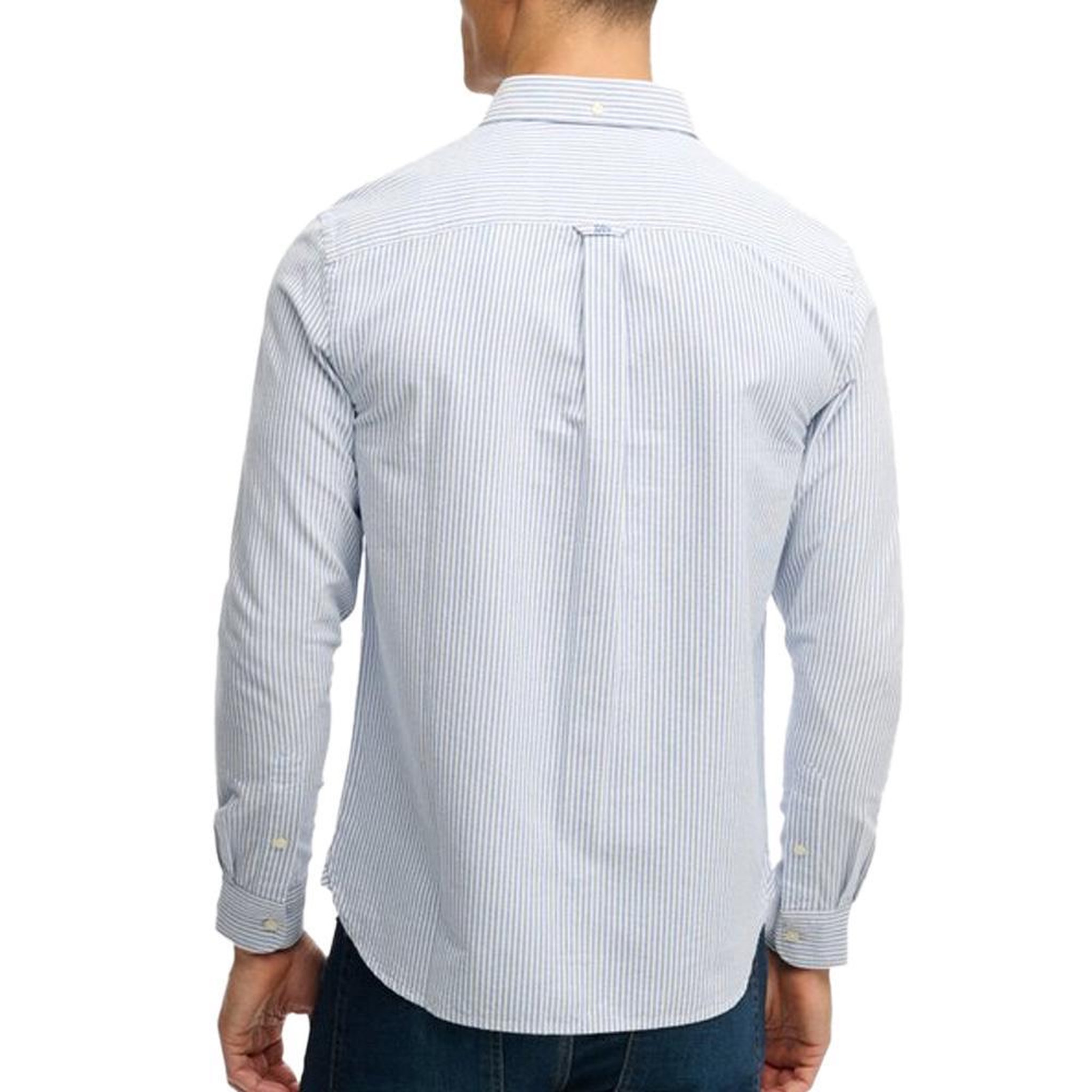 Voir la diapositive 2 : SUPERDRY Chemise Bleu Homme Superdry Preppy