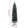 Voir la diapositive 6 : VIDAXL Sapin de Noël artificiel mince 300 LED 210 cm