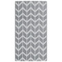 Voir la diapositive 2 : VIDAXL Tapis d'exterieur ARAKIL gris 80 x 150 cm PP