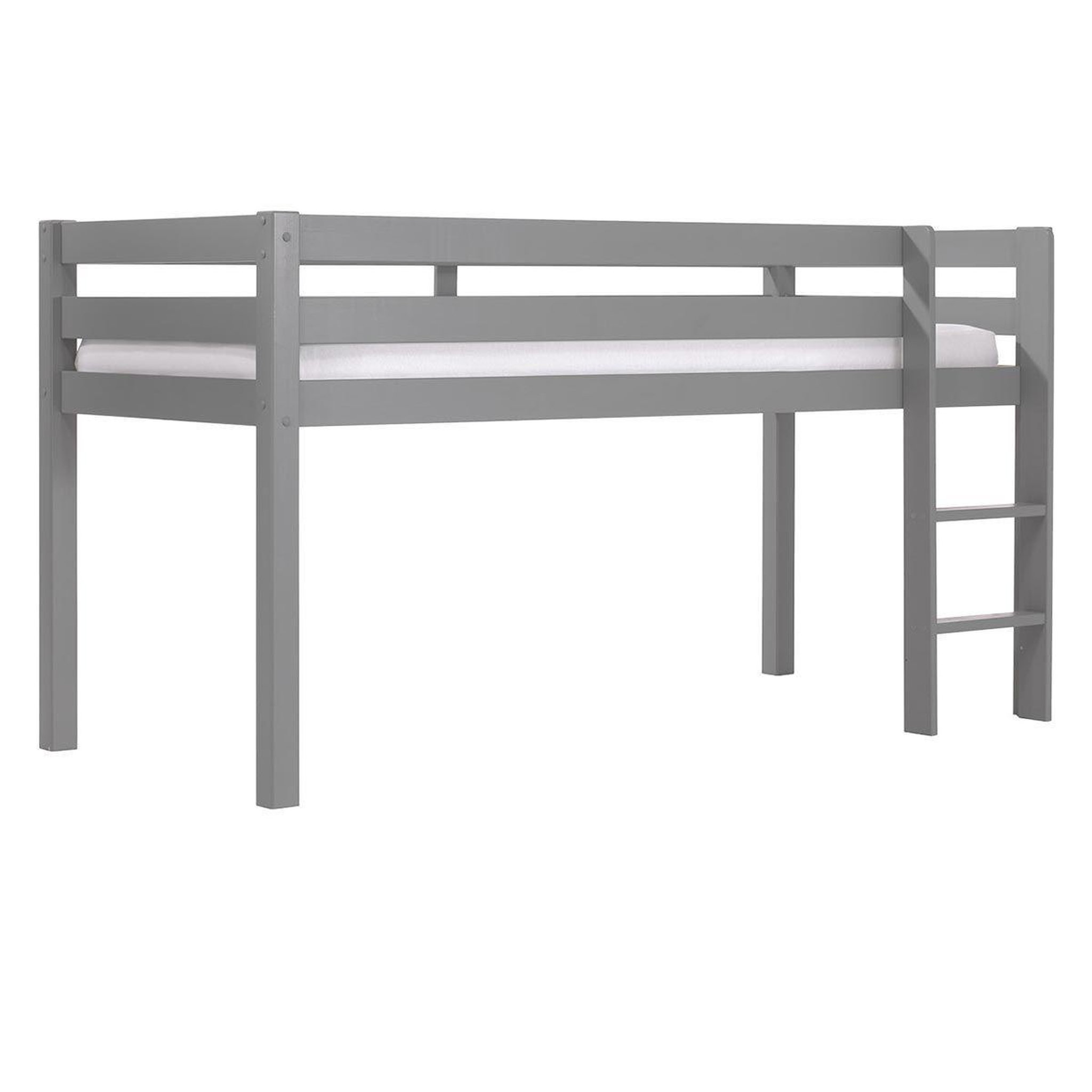 Voir la diapositive 1 : Paris Prix Lit enfant surélevé  pino  90x200cm gris