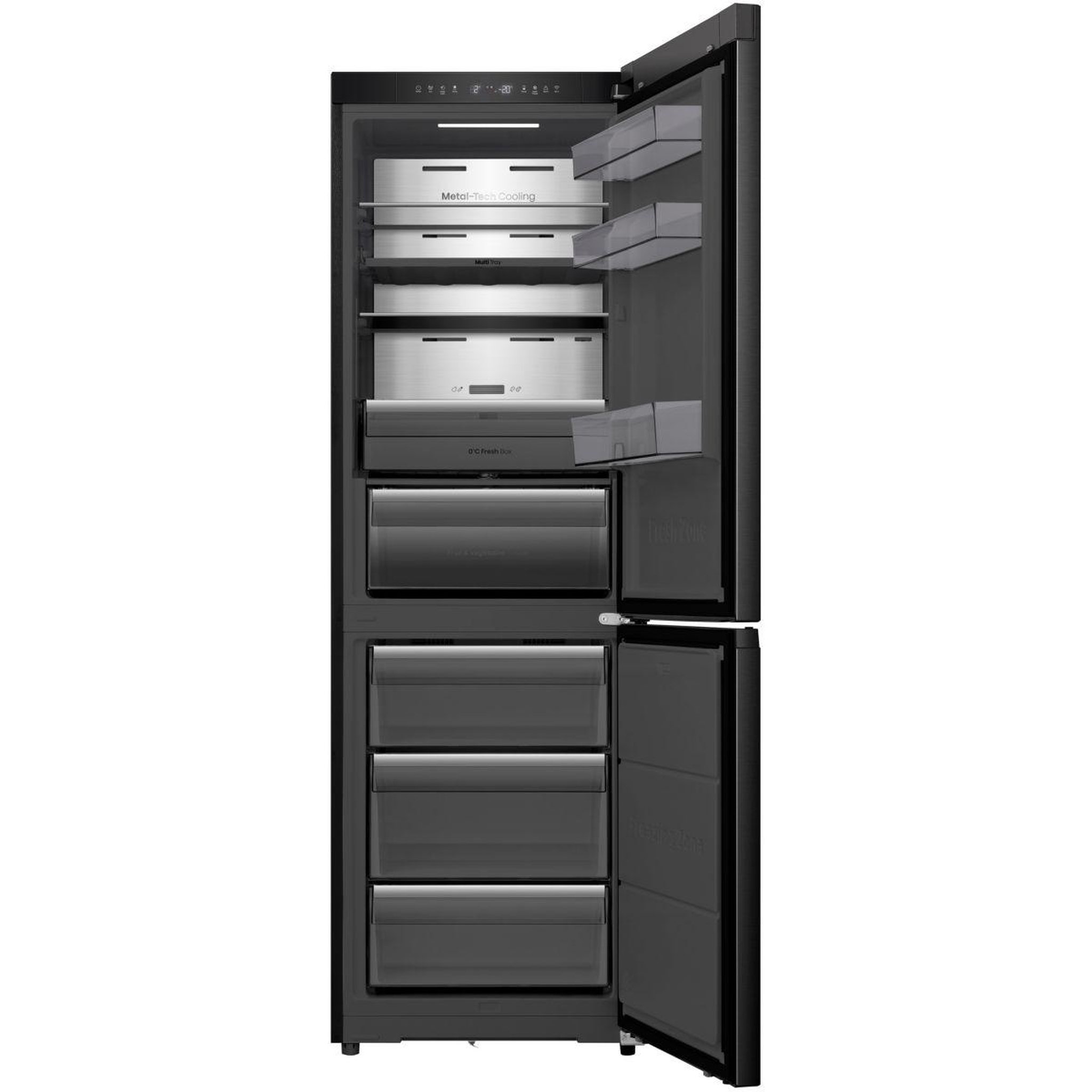 Voir la diapositive 2 : Hisense Réfrigérateur combiné RB5K330GSFC freshfit