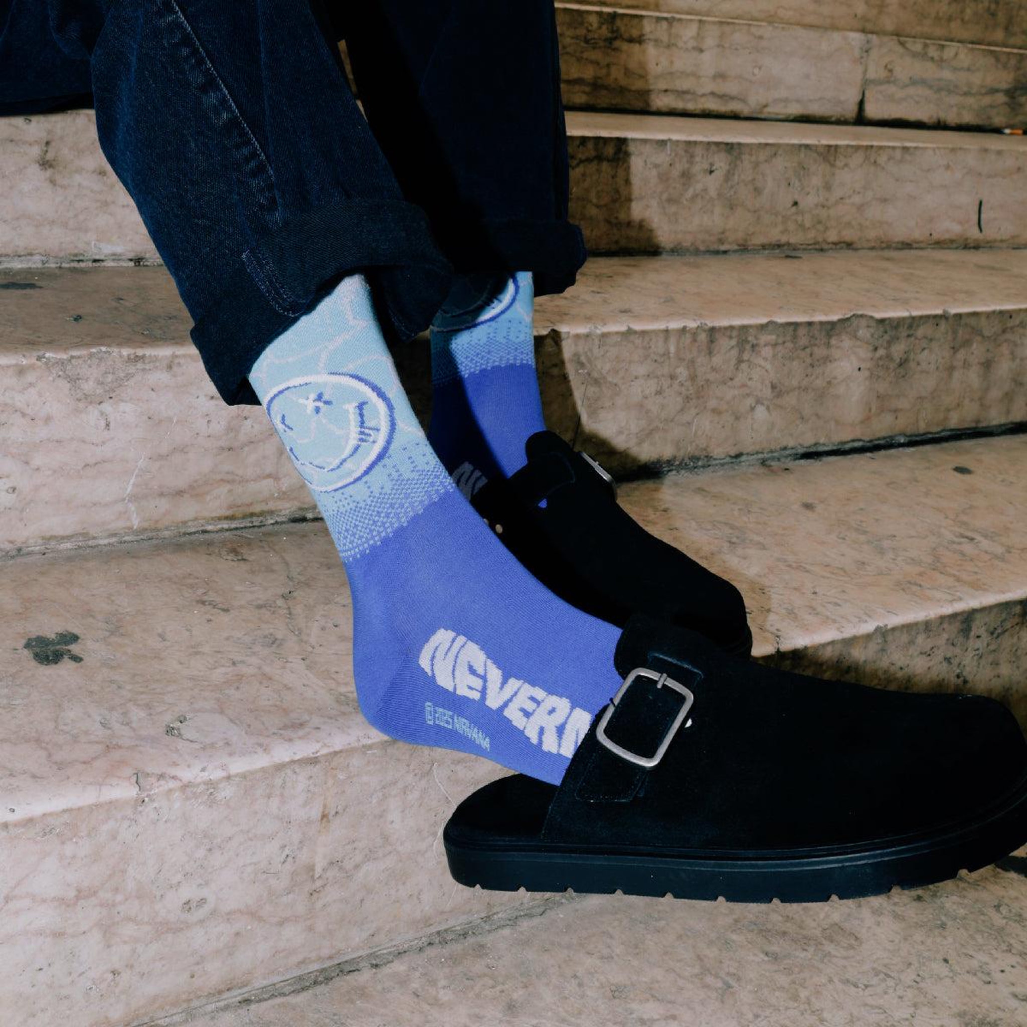 Voir la diapositive 2 : SOCK AFFAIRS Chaussettes nirvana, nevermind
