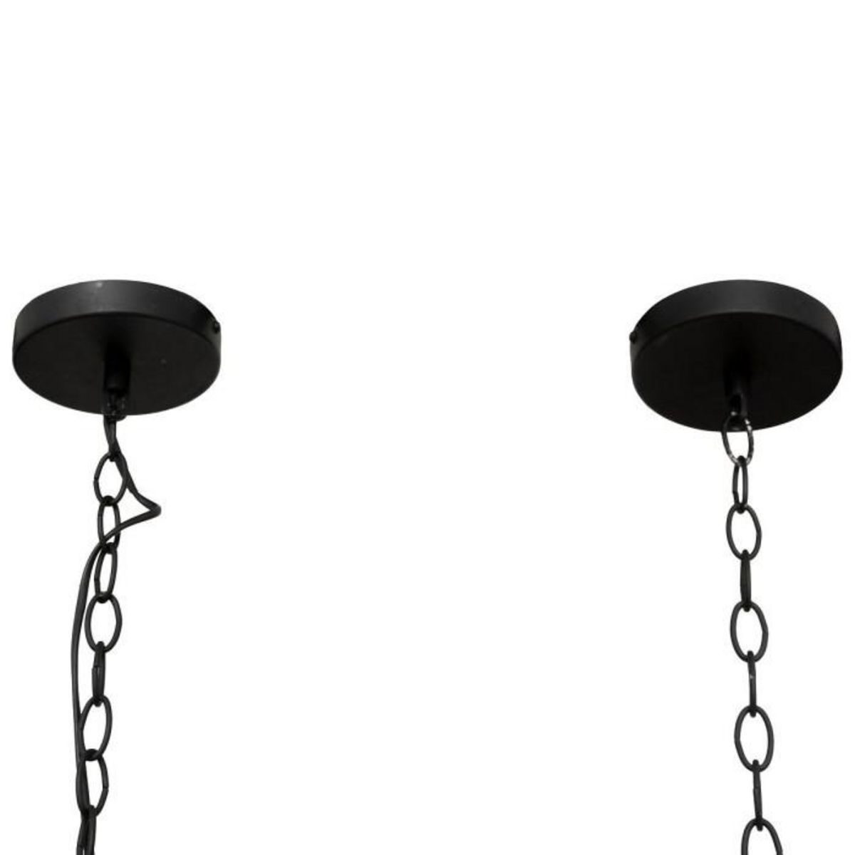 Paris Prix Lampe de Plafonnier en Métal  Aaron  93cm Noir