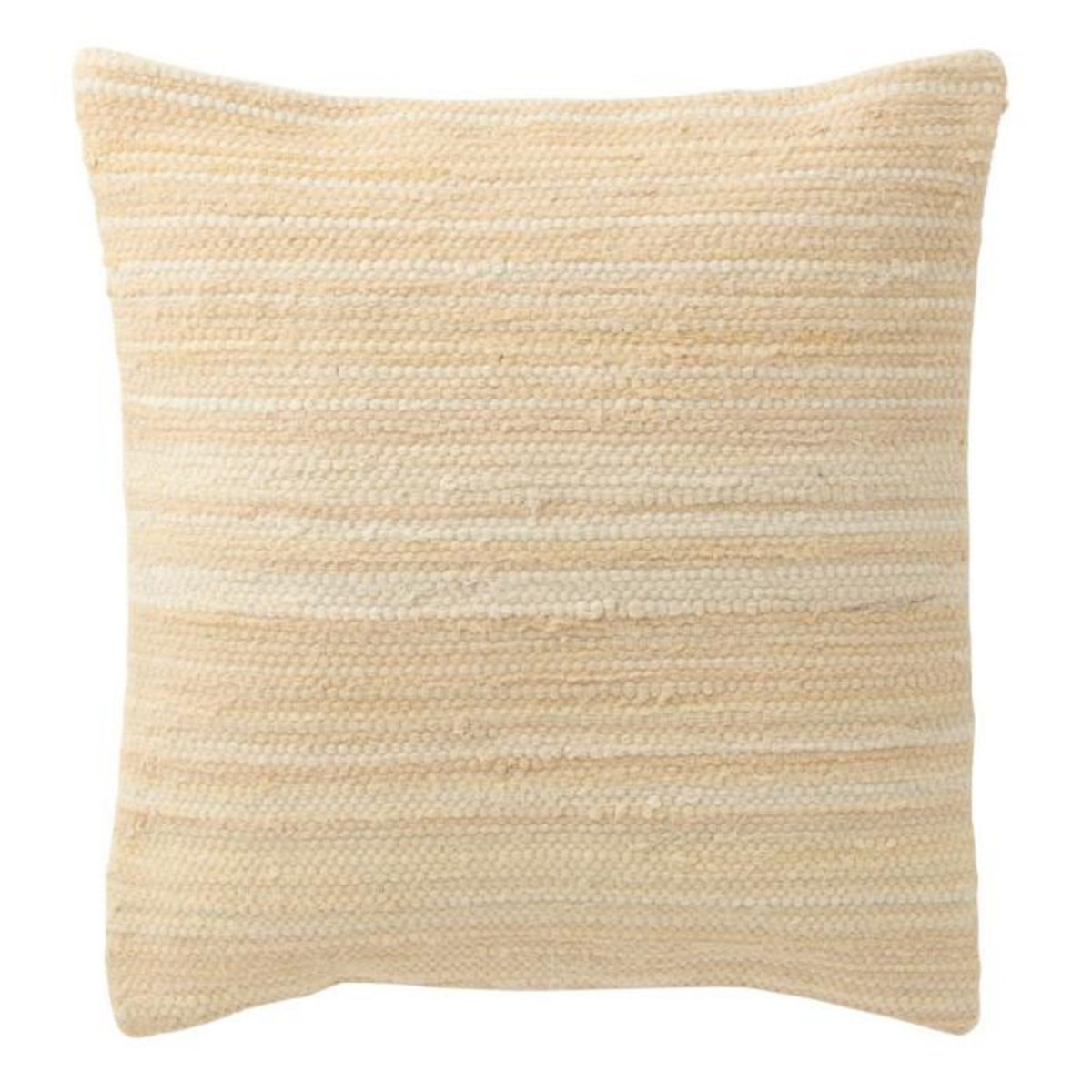 Paris Prix Coussin Déco en Coton  Breeze  50x50cm Crème & Saumon