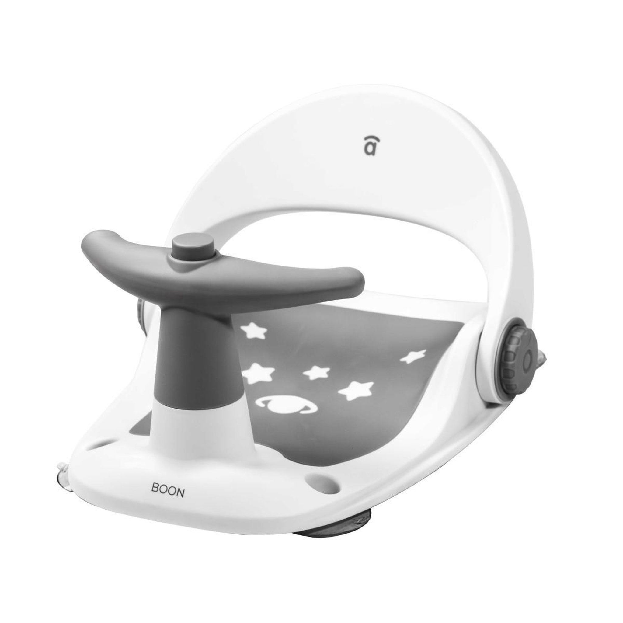 Asalvo Siège de Bain Boon en Gris et Blanc - Confort et Sécurité pour Bébé