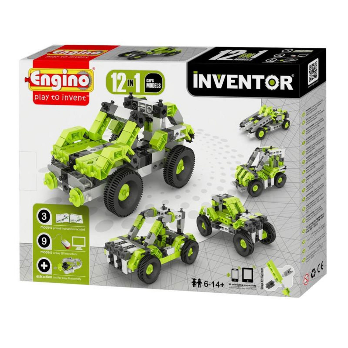 ENGINO Engino Inventor cars, 12 in 1