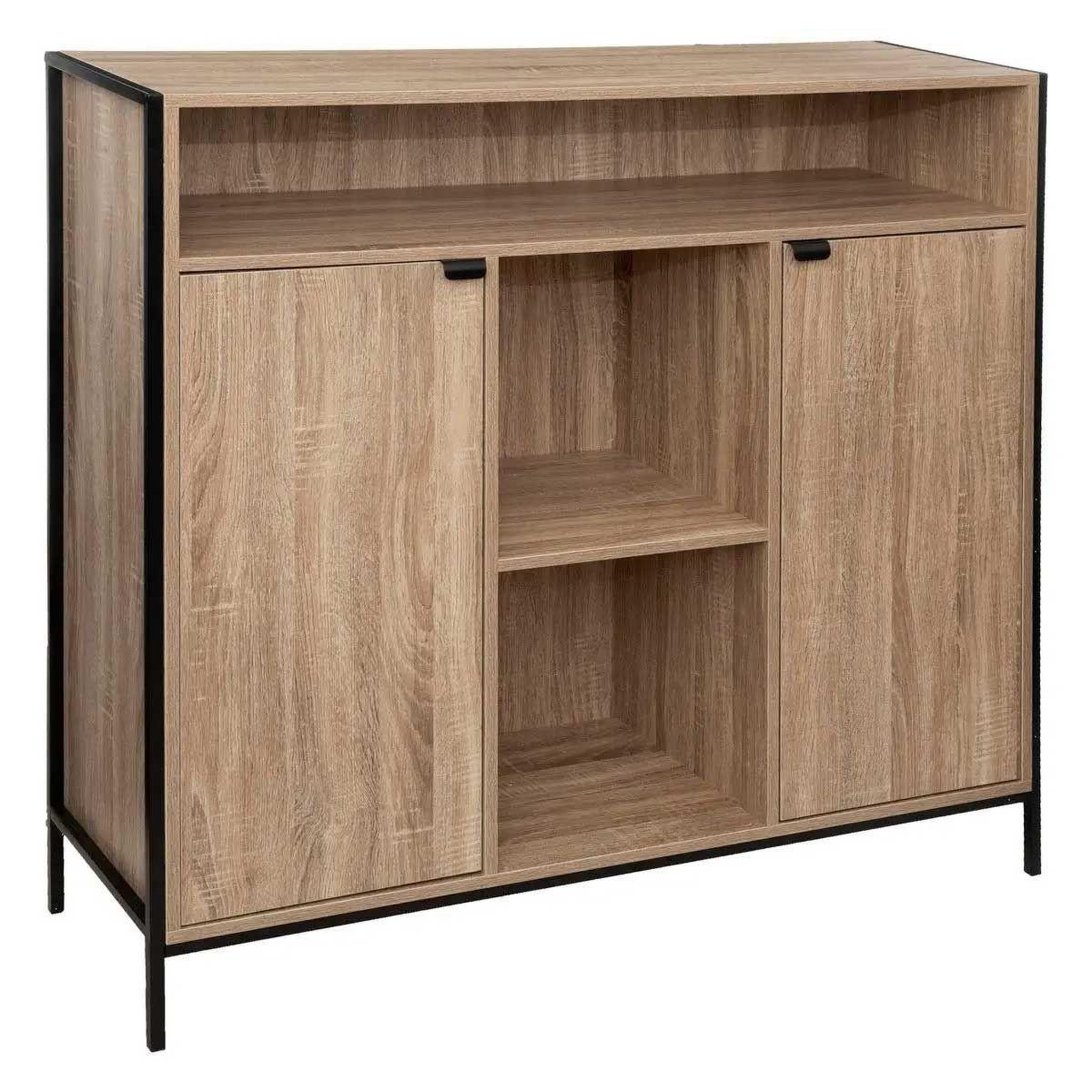 FIVE Buffet 2 portes & 6 niches  aliaj  114cm beige