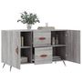 Voir la diapositive 4 : VIDAXL Buffet sonoma gris 100x36x60 cm bois d'ingenierie