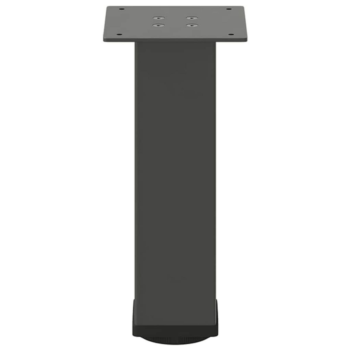 VIDAXL Pieds de table basse 4 pcs anthracite 30-32 cm acier