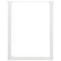 Voir la diapositive 5 : VIDAXL Pieds de table a manger forme de U 2 pcs blanc 70x(72-73) cm