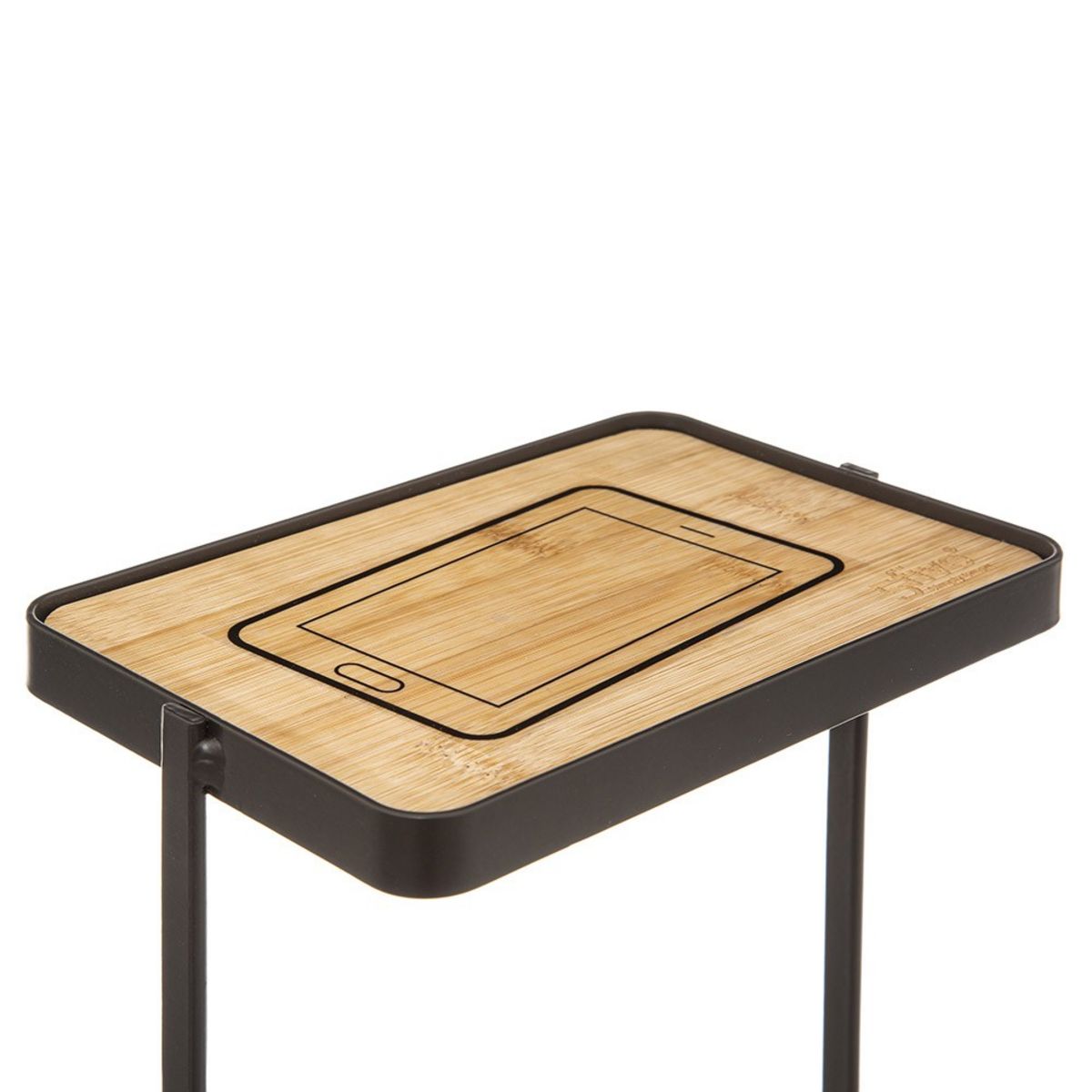 ATMOSPHERA Dérouleur WC avec réserve et support téléphone Modern charbon