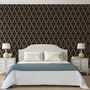 Voir la diapositive 4 : DUTCH WALLCOVERINGS DUTCH WALLCOVERINGS Papier peint Geometric Noir et dore