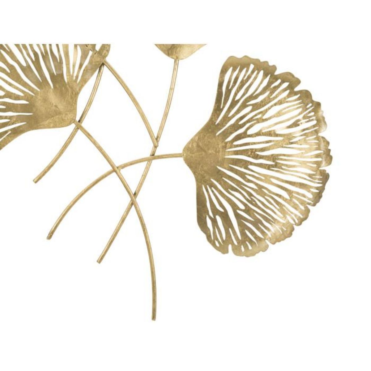 Paris Prix Décoration Murale Verticale en Métal  Iris  101cm Or