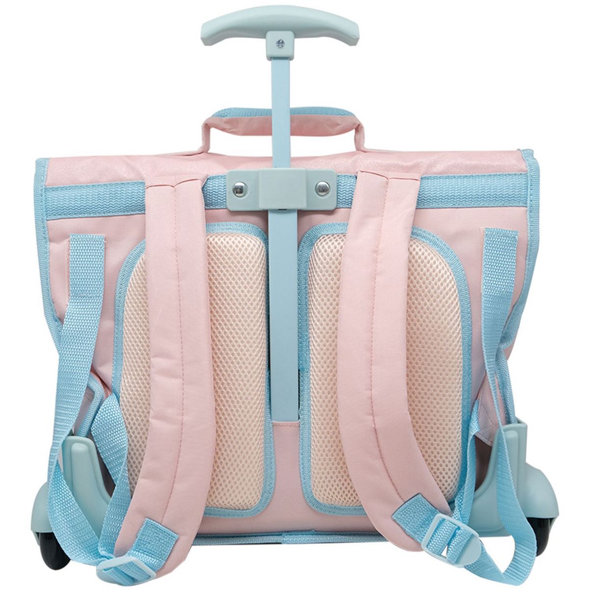 DISNEY Cartable à roulettes rose Princesses